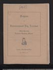 Program of Commencement Day Exercises 1911